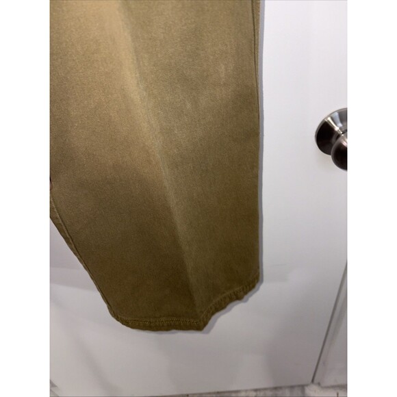 Blanc De Blanc Cargo High Rise Wide Leg Pants Green - Picture 3 of 9